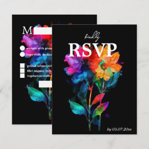 🌈 LGBTQ With menu and QR code Petals & Pride