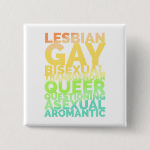 LGBTQA 15 CM SQUARE BADGE