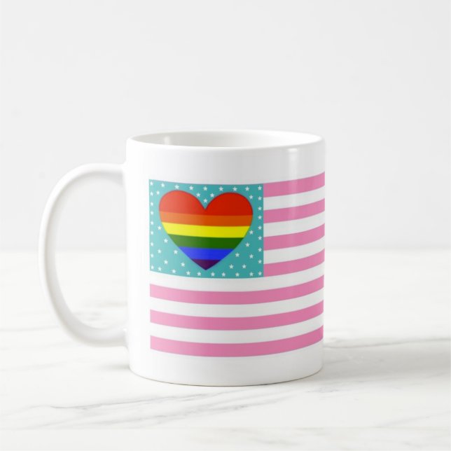 LGBTQI Banner Coffee Mug (Left)