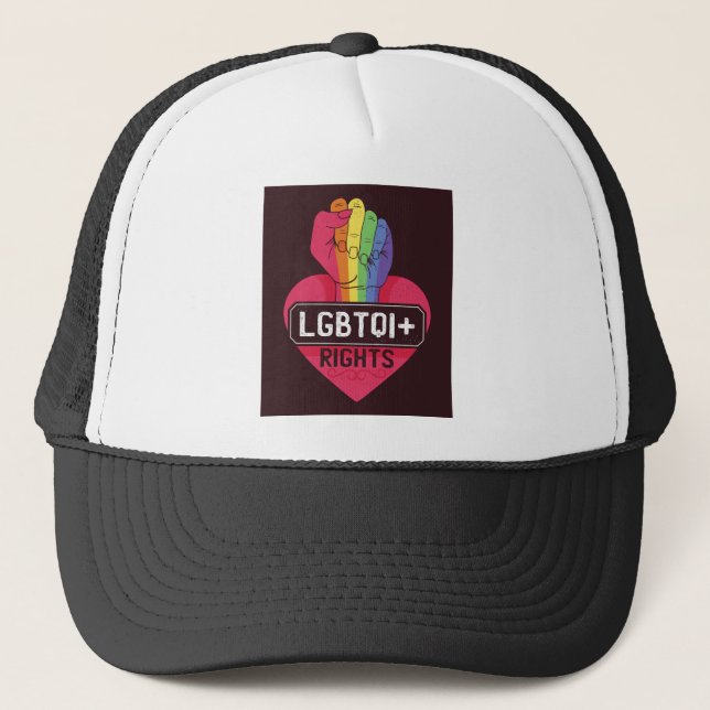 Lgbtqi Trucker Hat (Front)