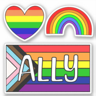 LGBTQIA+ Ally   Rainbow Flag