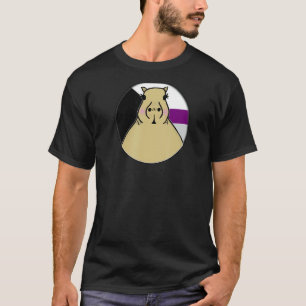 Lgbtqia+ Capybara In Demisexual Pride Rainbow Circ T-Shirt