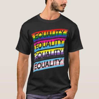 LGBTQIA Equality Trans Flag Non Binary Pan Gay Pri T-Shirt
