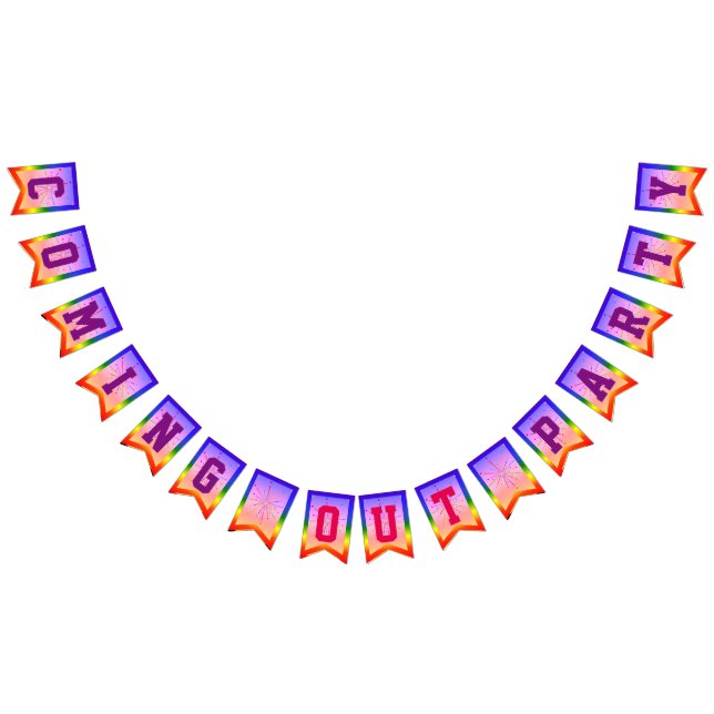 LGBTQIA - Gay Pride | Coming Out Party Bunting (All)