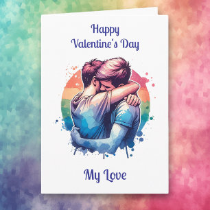 LGBTQIA+   Happy Valentine's Day My Love Card