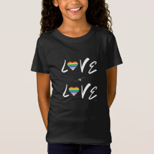 LGBTQIA Love Always Wins Rainbow Pride T-Shirt 