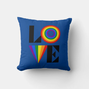 LGBTQIA+ LOVE THROW CUSHION