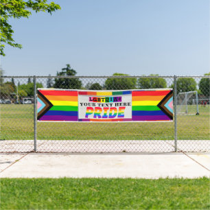 LGBTQIA+ PERSONALIZED GAY PRIDE Wall and Parade Banner