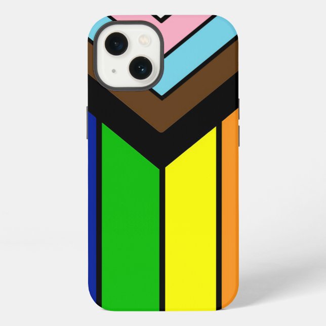 LGBTQIA+ Pride Flag  iPhone Case (Back)
