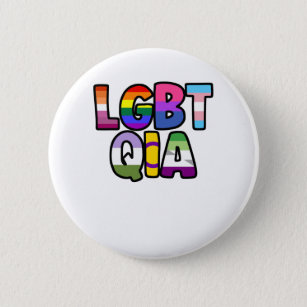 LGBTQIA pride flags galore 6 Cm Round Badge
