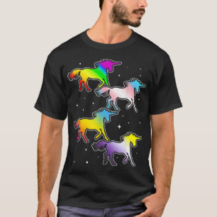 LGBTQIA Pride Month Trans Pan Non Binary Unicorn L T-Shirt