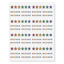 LGBTQIA+ Pride Rainbow Stars with Chrome Frames