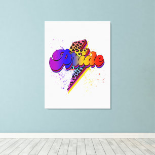 LGBTQIA+ Pride Support Awareness Canvas Print