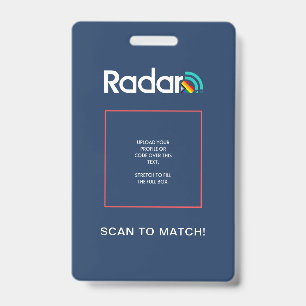 LGBTQIA+ - RadarQR Badge ID Badge