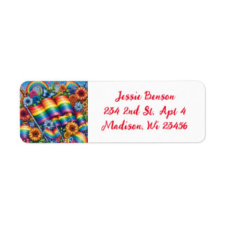 LGBTQIA+ Rainbows and Flowers