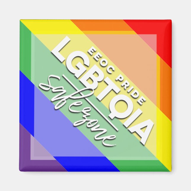 LGBTQIA Safezone Magnet (Front)