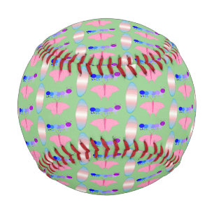 LGBTQIA Transgender Pride Caterpillar to Butterfly Baseball