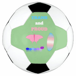 LGBTQIA Transgender Pride Caterpillar to Butterfly Football