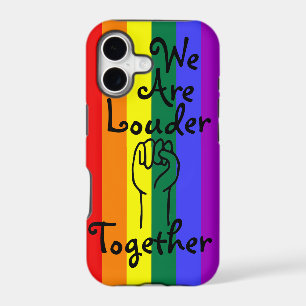 LGBTQIA+ We Are Louder Together