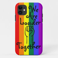 LGBTQIA+ We Are Louder Together
