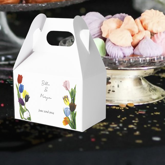 LGBTQplus Tulips Flowers Favour Box (Creator Uploaded)