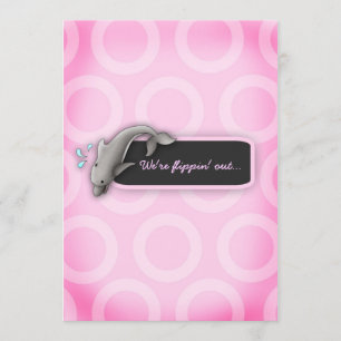 LGC   Flippin' Out Girl Baby Shower Invitation