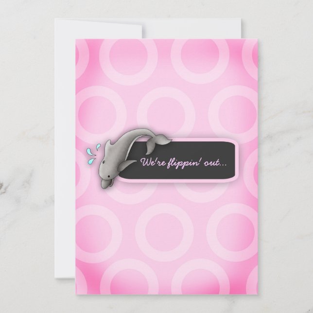 LGC | Flippin' Out Triplets Baby Shower Invitation (Front)