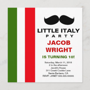 LGC Little Italy Party Invitation