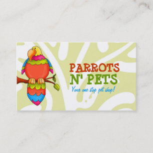 LGC Parrots N' Pets Business Card