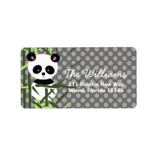 LGC   Peek A Boo Panda Label