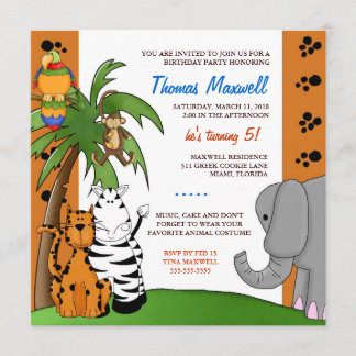 LGC | Sweet Safari Invitation