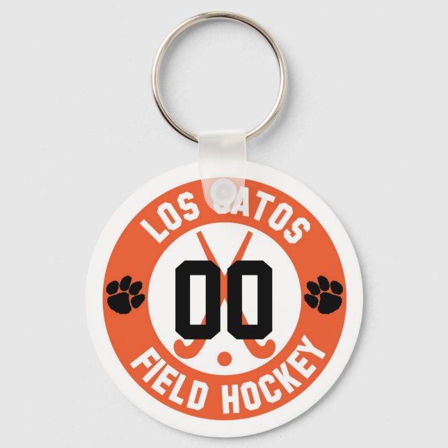 LGFH Keychain with Jersey Number (Front)
