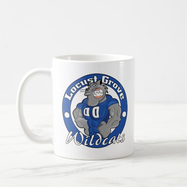 LGHS Wildcat coffee mug (Left)