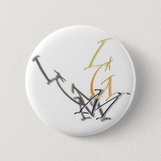 LGM swipes in 6 Cm Round Badge (Front)