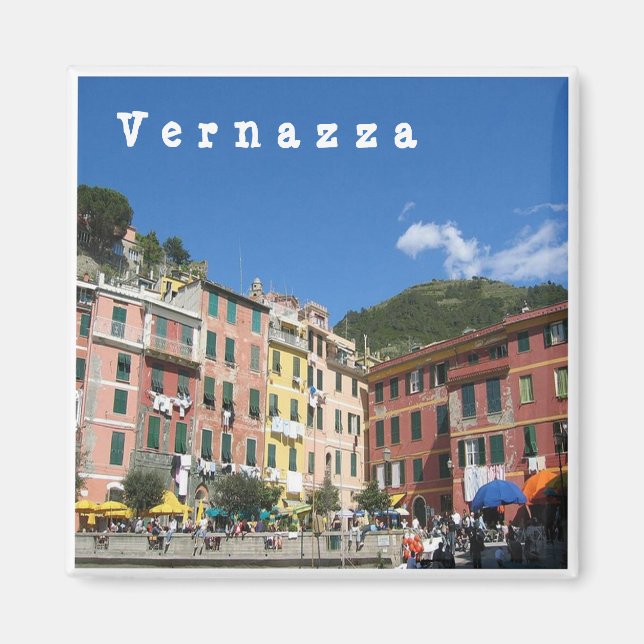 LGR020 VERNAZZA - Cinque Terre - Italy - Fridge Magnet (Front)
