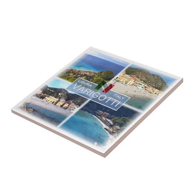 LGR051 VARIGOTTI, Mosaic, Liguria, Italy, Tile (Side)