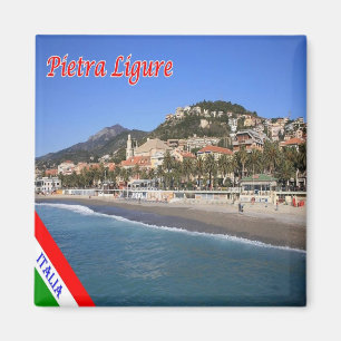 LGR083 PIETRA LIGURE, Liguria, Italy, Fridge Magnet