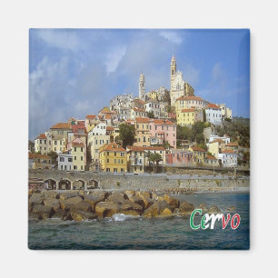 LGR092 CERVO, Liguria, Italy, Europe, Fridge Magnet