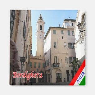 LGR095 BORDIGHERA, Liguria, Italy, Fridge Magnet