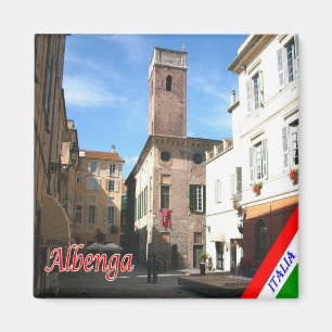 LGR099 ALBENGA, Liguria, Italy, Fridge Magnet