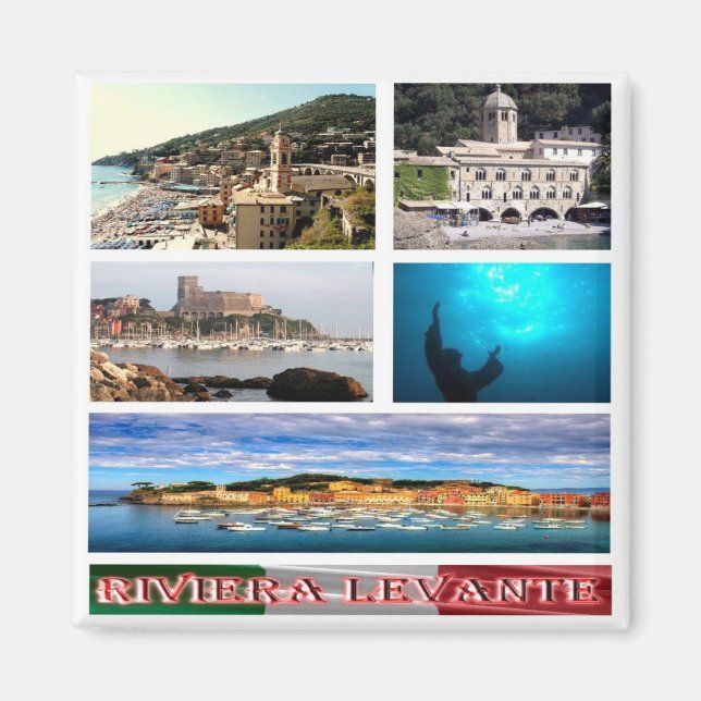 LGR102 GENOA, Liguria, Italy, Fridge Magnet (Front)
