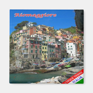LGR134 RIOMAGGIORE, Cinque Terre, Italy, Fridge Magnet