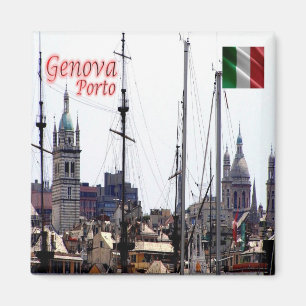 LGR162 GENOA, Port, Liguria, Italy, Fridge Magnet