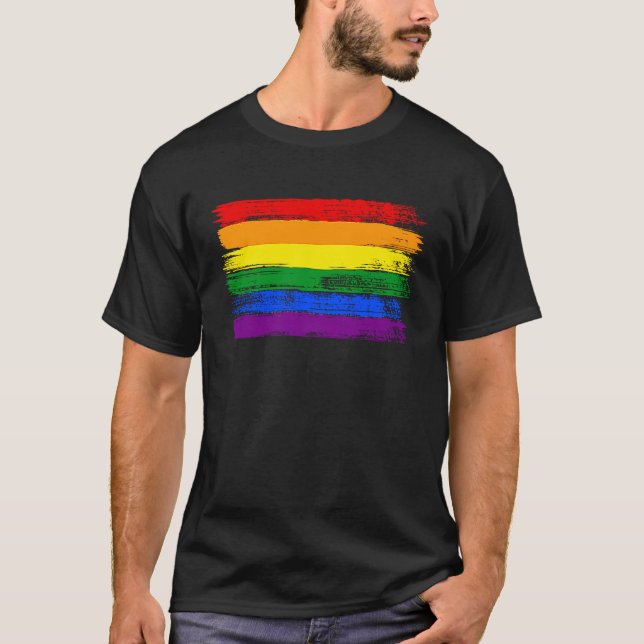 LGTB Pride Flag  15 T-Shirt (Front)
