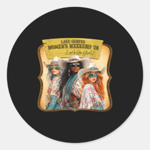 Lgww26 classic round sticker