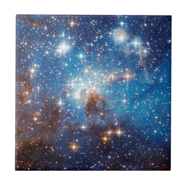 LH 95 Star Forming Region - Hubble Space Photo Tile (Front)