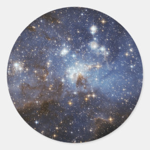 LH 95 Star forming region NASA Classic Round Sticker