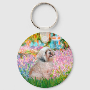 Lhasa Apso 20 - Garden Key Ring