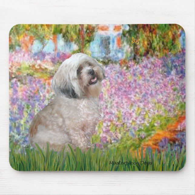 Lhasa Apso 20 - Garden Mouse Mat (Front)