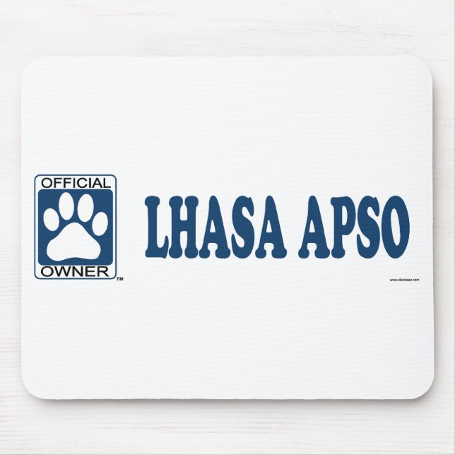 Lhasa Apso Blue Mouse Mat (Front)